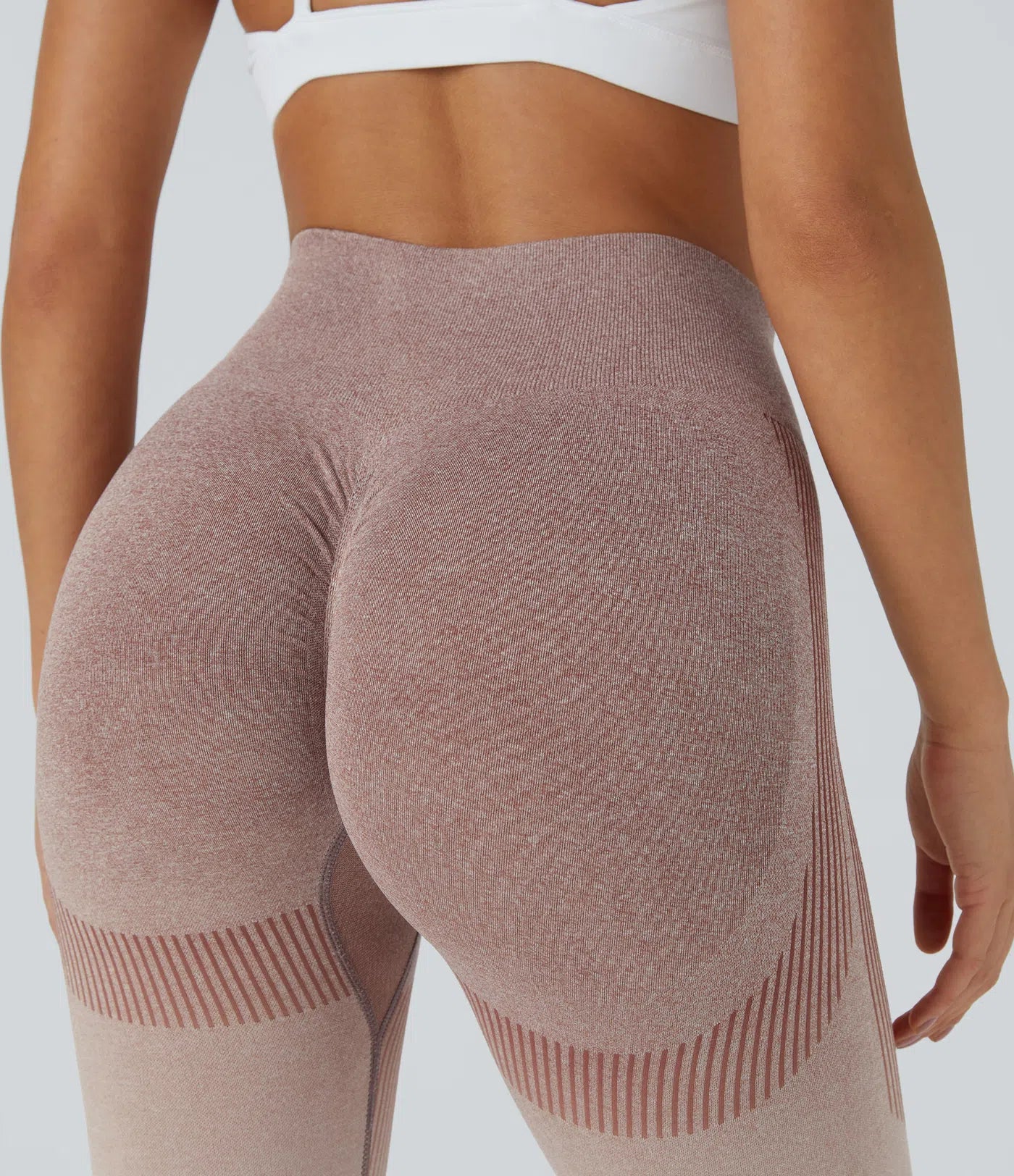 Legging running dégradés taille haute flux transparent