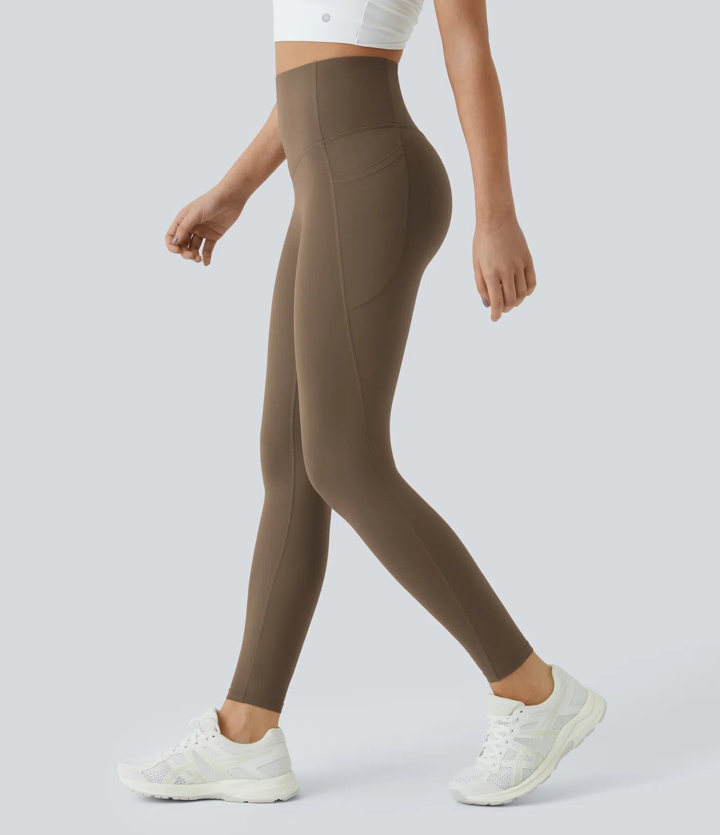 Legging Sculptant Taille Haute - Contrôle du Ventre & Poches