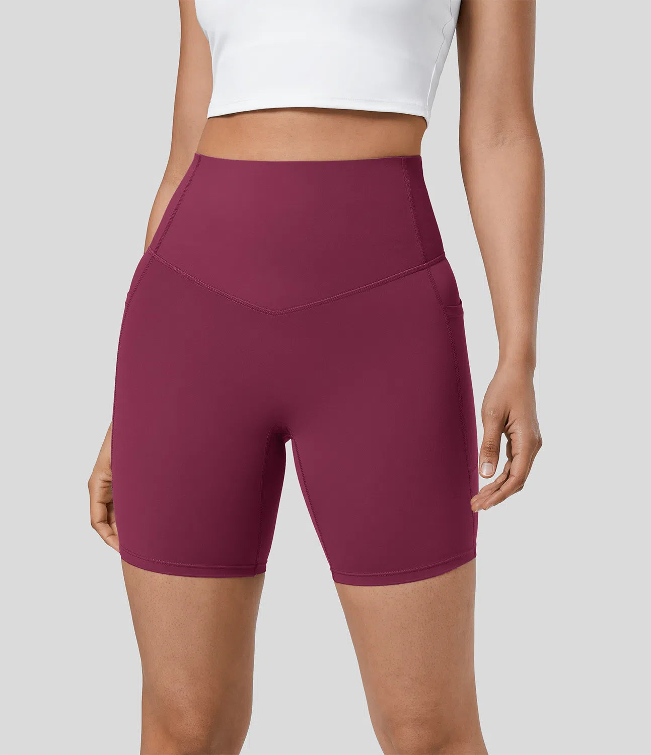 Short Sculptant Taille Haute - Contrôle du Ventre & Poches