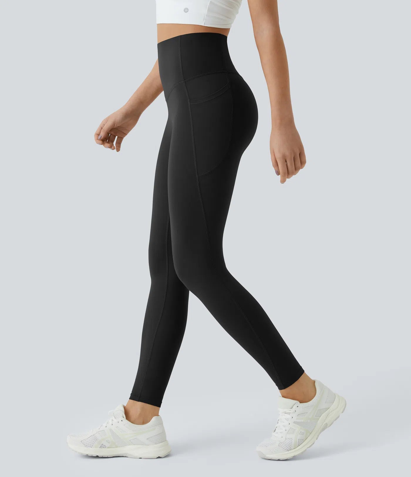 Legging Sculptant Taille Haute - Contrôle du Ventre & Poches