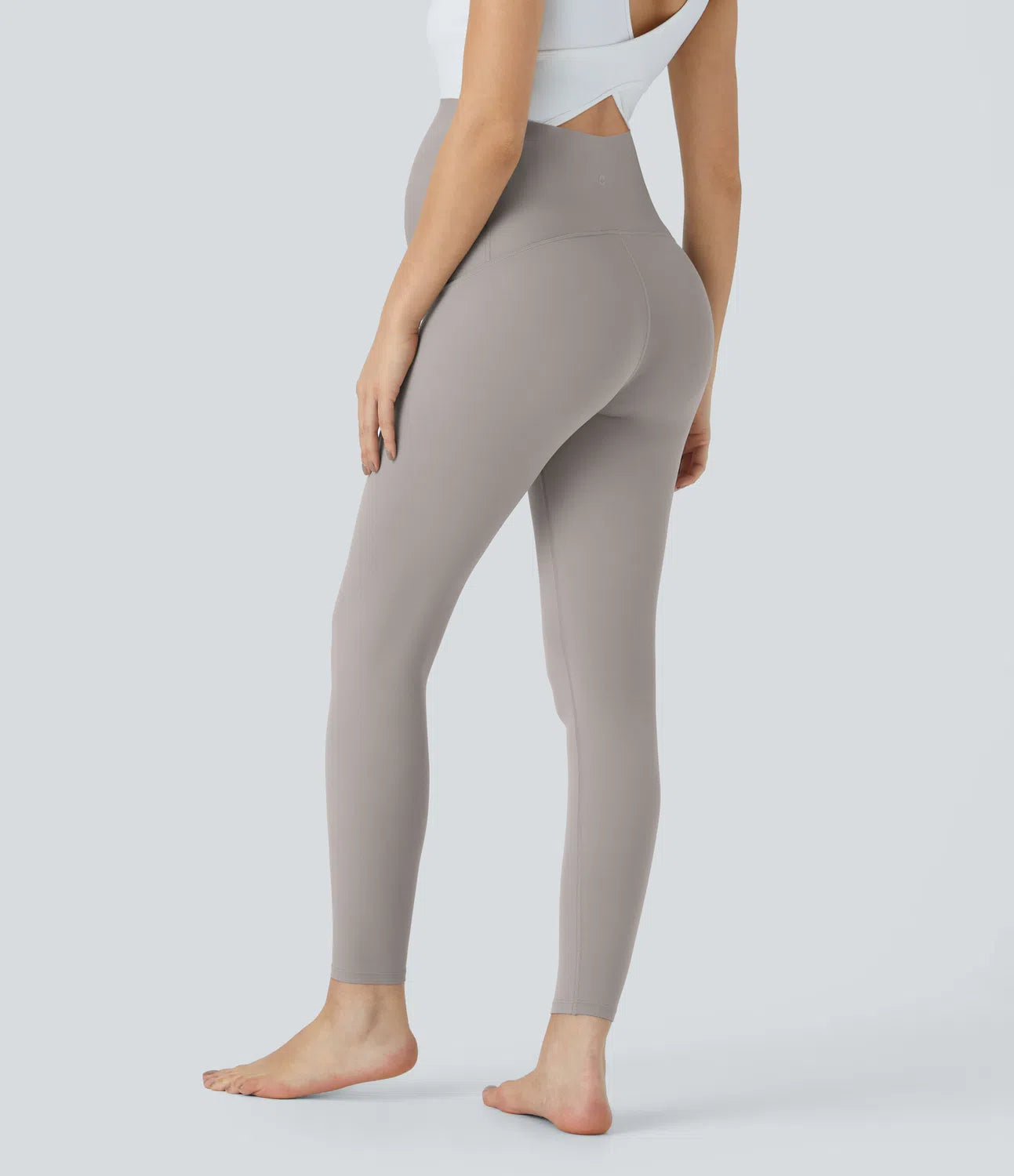 Legging 7/8 de yoga de maternité Softlyzero™ à taille très haute - Protection UPF50+