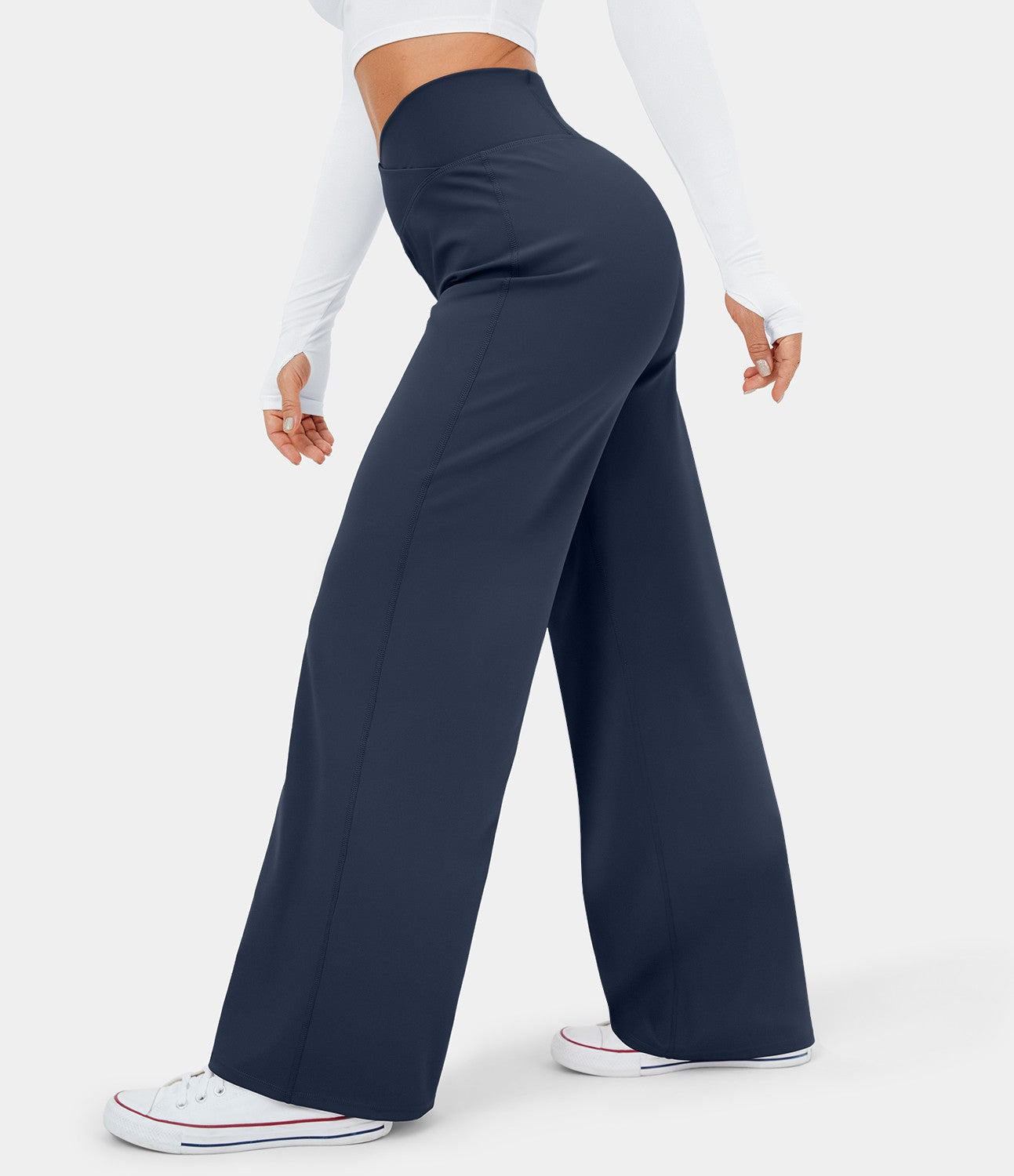 Legging Évasé Taille Haute